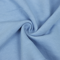 Ткань Футер 3-х нитка, Петля, цвет Светло-Голубой (на отрез)  в Ивантеевке