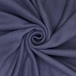 Ткань Флис Односторонний 130 гр/м2, цвет Темно-серый (на отрез)  в Ивантеевке