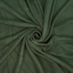 Ткань Флис Односторонний 130 гр/м2, цвет Темный хаки (на отрез)  в Ивантеевке