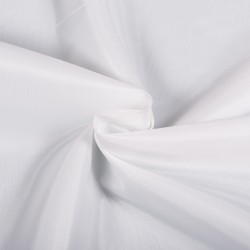 Ткань подкладочная Таффета 190Т, цвет Белый (на отрез)  в Ивантеевке
