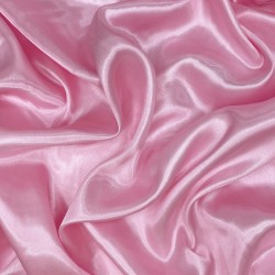Ткань Атлас-сатин, цвет Розовый (на отрез)  в Ивантеевке