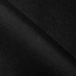 Прорезиненная ткань Оксфорд 600D ПВХ, Черный (на отрез)  в Ивантеевке