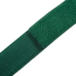 Контактная лента 40мм (38мм) цвет Зелёный (велькро-липучка, на отрез)  в Ивантеевке