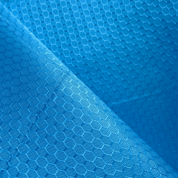 Ткань Оксфорд 300D PU Рип-Стоп СОТЫ, цвет Голубой (на отрез)  в Ивантеевке