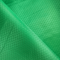Ткань Оксфорд 300D PU Рип-Стоп СОТЫ, цвет Зелёный (на отрез)  в Ивантеевке