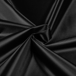 *Ткань Оксфорд 210D PU, цвет Черный (на отрез)  в Ивантеевке