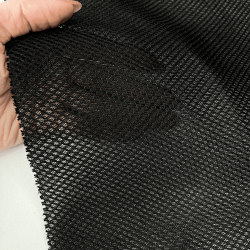 Сетка 3D трехслойная Air mesh 165 гр/м2, цвет Черный (на отрез)  в Ивантеевке